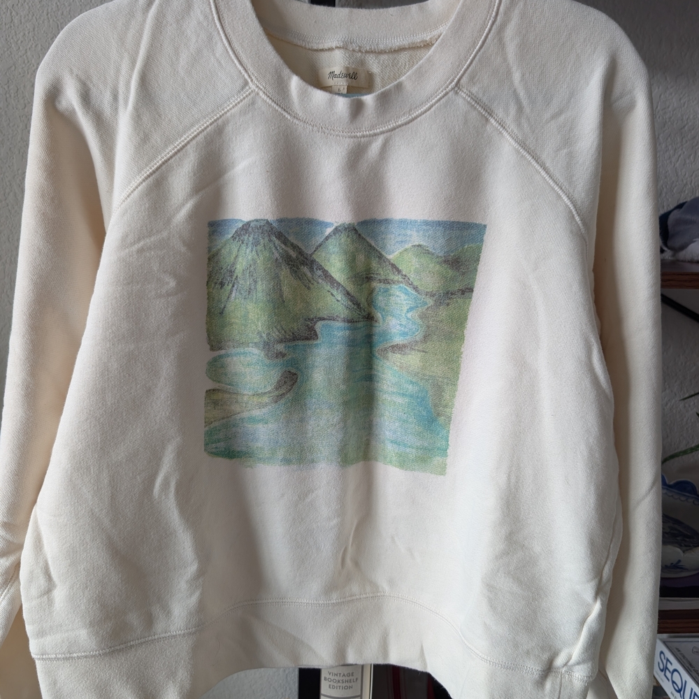 Madewell Cream Knit Top